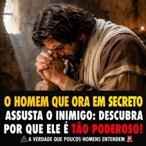 O HOMEM QUE ORA EM SECRETO ASSUSTA O INIMIGO