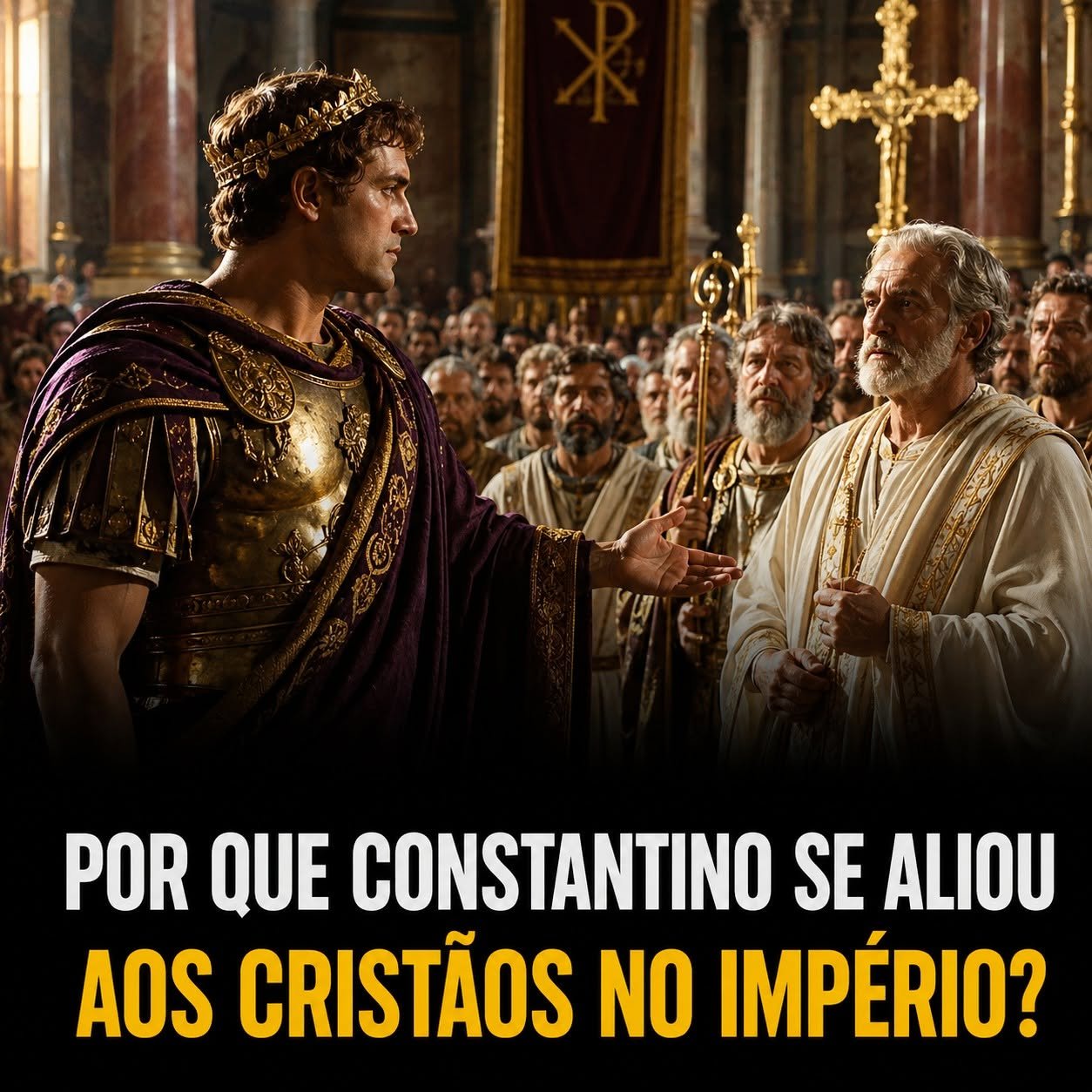 VOCÊ SABIA QUE A ALIANÇA ENTRE CONSTANTINO E O CRISTIANISMO MUDOU COMPLETAMENTE A HISTÓRIA DA IGREJA?